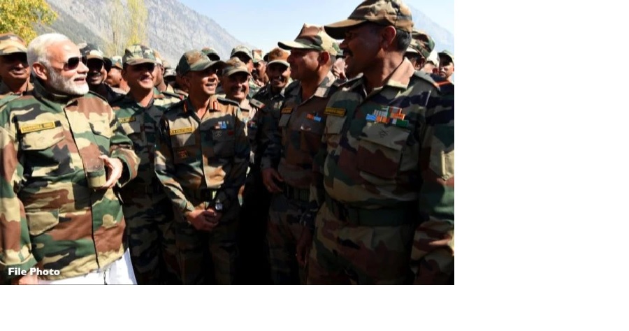 PM greets BSF personnel on their Raising Day